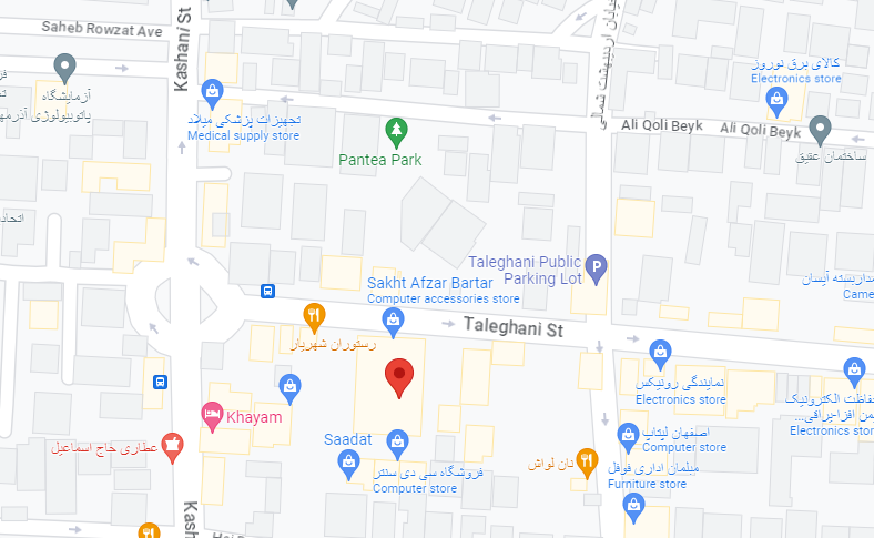نمایندگی رسمی ایسوس اصفهان مسیریابی
